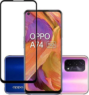 ASMANTIC Tempered Glass Guard for Oppo A74 5G(Pack of 1)