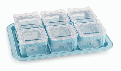Liza Plastic Utility Container  - 500 ml(Pack of 6, Multicolor)