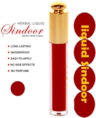 REIMICHI NEW LONG STAY & WATER PROOF NON TRANSFER HOT RED SINDOOR LIQUID(Red)