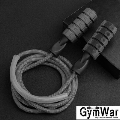 GymWar Skipping Rope for Men, Women & Children - Jump Rope for Exercise Workout Freestyle Skipping Rope(Length: 290 cm)