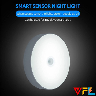 VFL Motion Sensor Light for Home, Wardrobe, Bedroom, Kitchen and More Smart Sensor Light Body Induction Lamp Smart Sensor Light Motion Sensor Light