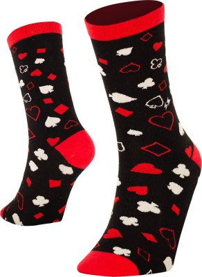 SockStellar Unisex Color Block, Graphic Print, Self Design, Woven Calf Length