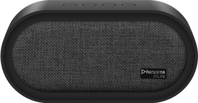 Hungama HiLife 101 Speaker with TF Card Slot, Up to 12H Playback, 5 W Bluetooth Speaker(Black, Mono Channel)