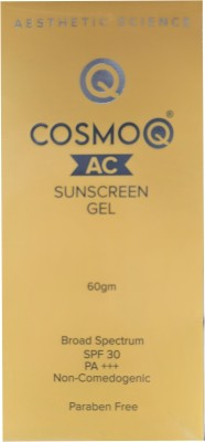 CosmoQ Sunscreen - SPF 30 PA+++ AC Sunscreen Gel(60 g)