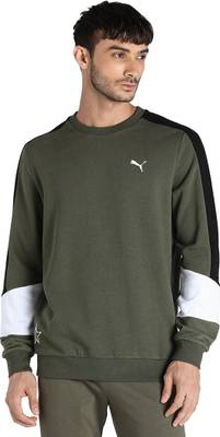 Puma full sleeve deals printed men's sweatshirt