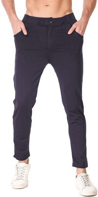 JPM brothers Solid Men Dark Blue Track Pants