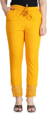 namrita prints Regular Fit Women Yellow Trousers