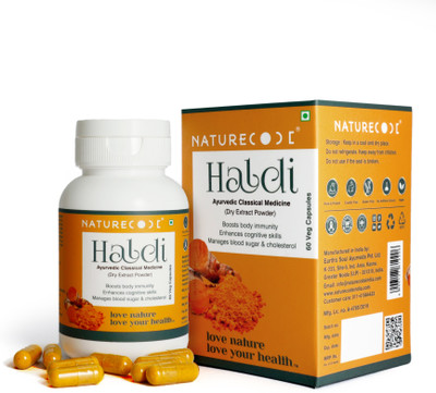 Nature Code Haldi Extract (500 MG) Capsules | Boost Immunity(60 Capsules)