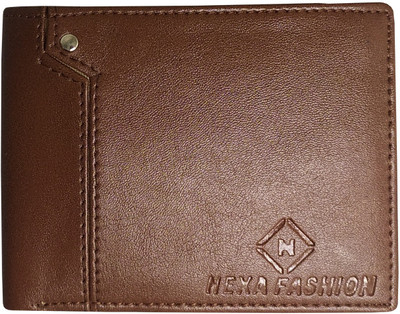 NEXA FASHION Men Casual Tan Artificial Leather Wallet(3 Card Slots)