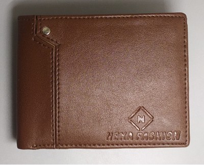 NEXA FASHION Men Casual Tan Artificial Leather Wallet(3 Card Slots)