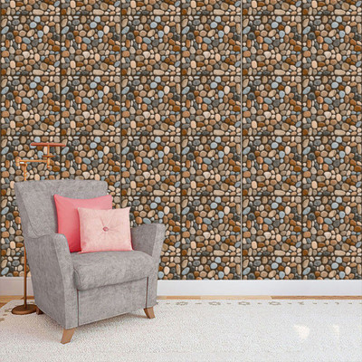 BPDESIGNSOLUTION Vinyl Classics Multicolor Wallpaper(L x W: 244 cm x 41 cm)