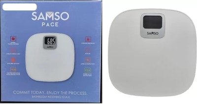 SAMSO Pace Bathroom Weighing Scale (White) Weighing Scale(White)