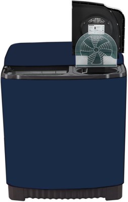 KingMatters Semi-Automatic Washing Machine  Cover(Width: 82 cm, Dark Blue)