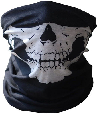 PINDIA Black Bike Face Mask for Men & Women(Size: Free,  Balaclava)