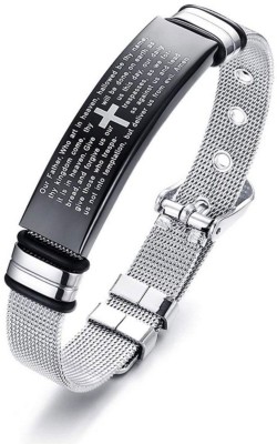 TASHKURST Stainless Steel Silver Bracelet