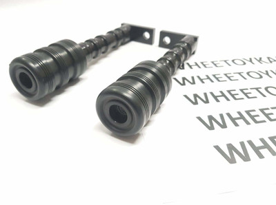 WHEETOYKART Premium Long Length R15 v3 Frame Slider (Set of 2) Color:Black Bike Crash Guard(Yamaha)