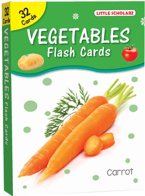 Big Flash Cards Vegetables (Ls)(English, Paperback, Little Scholarz Editorial)