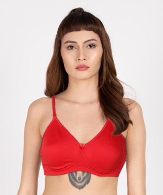 Macrowoman W-Series Women Minimizer Non Padded Bra(Red)