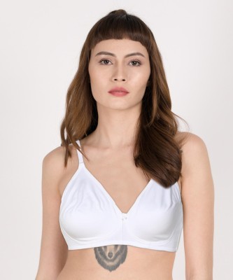 Macrowoman W-Series Women Minimizer Non Padded Bra(White)