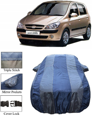 Wegather Car Cover For Hyundai Getz Prime (With Mirror Pockets)(Grey)
