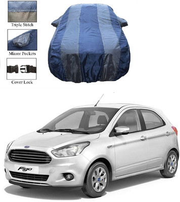 Wegather Car Cover For Ford Figo (With Mirror Pockets)(Grey)