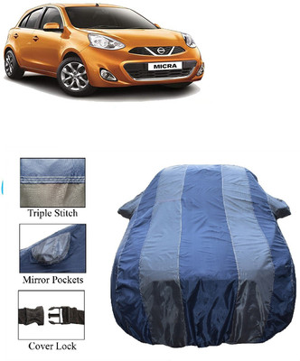 Wegather Car Cover For Nissan Micra (With Mirror Pockets)(Grey)
