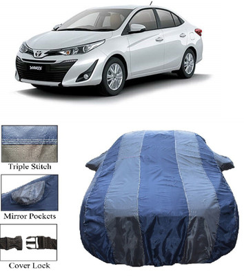 Wegather Car Cover For Toyota Yaris (With Mirror Pockets)(Grey)