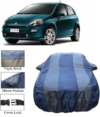Wegather Car Cover For Fiat Grande Punto (With Mirror Pockets)(Grey)