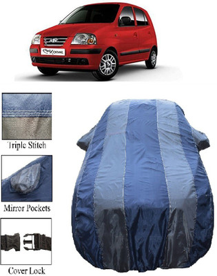 Wegather Car Cover For Hyundai Santro Xing (With Mirror Pockets)(Grey)