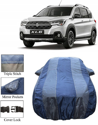 Wegather Car Cover For Maruti Suzuki XL6 (With Mirror Pockets)(Grey)