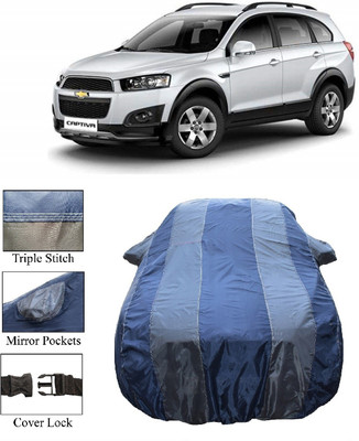 Wegather Car Cover For Chevrolet Captiva (With Mirror Pockets)(Grey)