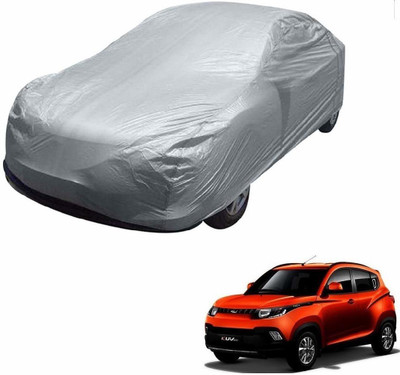 BOWRAIN Car Cover For Mahindra KUV100 (Without Mirror Pockets)(Silver)