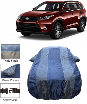 Wegather Car Cover For Toyota Highlander (With Mirror Pockets)(Grey)