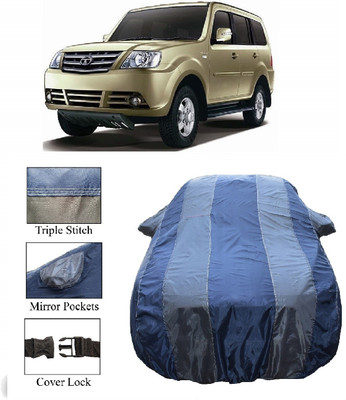 Wegather Car Cover For Tata Sumo Grande (With Mirror Pockets)(Grey)