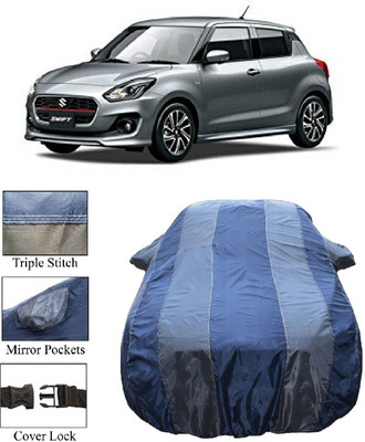 Wegather Car Cover For Maruti Suzuki Swift (With Mirror Pockets)(Grey)
