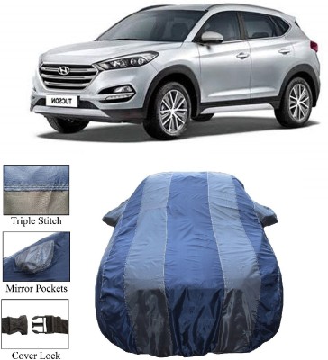 Wegather Car Cover For Hyundai Tucson (With Mirror Pockets)(Grey)