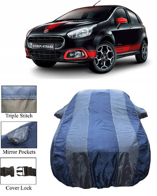 Wegather Car Cover For Fiat Abarth Punto (With Mirror Pockets)(Grey)