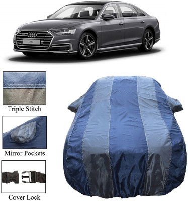 Wegather Car Cover For Audi A8 (With Mirror Pockets)(Grey)