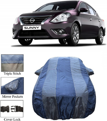 Wegather Car Cover For Nissan Sunny (With Mirror Pockets)(Grey)