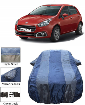 Wegather Car Cover For Fiat Punto Evo (With Mirror Pockets)(Grey)