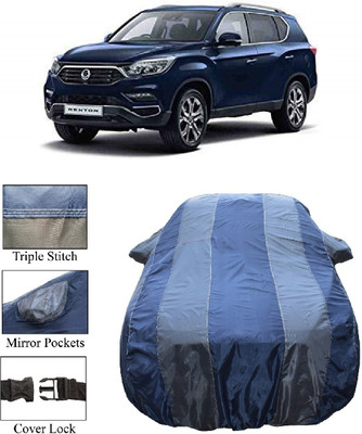 Wegather Car Cover For SsangYong Rexton (With Mirror Pockets)(Grey)