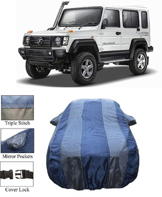Wegather Car Cover For Force Gurkha (With Mirror Pockets)(Grey)