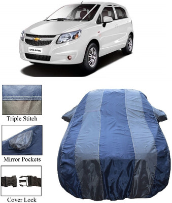 Wegather Car Cover For Chevrolet Sail U-VA (With Mirror Pockets)(Grey)