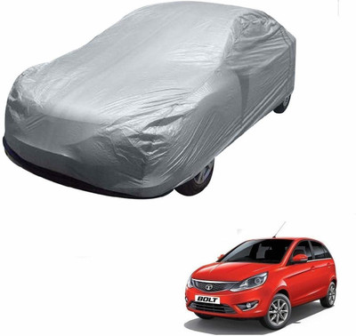 BOWRAIN Car Cover For Tata Bolt (Without Mirror Pockets)(Silver)