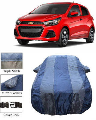 Wegather Car Cover For Chevrolet Spark (With Mirror Pockets)(Grey)