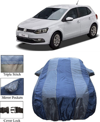 Wegather Car Cover For Volkswagen Polo Equisite (With Mirror Pockets)(Grey)