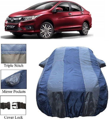 Wegather Car Cover For Honda City i-Dtec (With Mirror Pockets)(Grey)