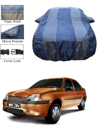 Wegather Car Cover For Ford Ikon (With Mirror Pockets)(Grey)