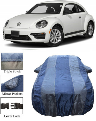Wegather Car Cover For Volkswagen Beetle (With Mirror Pockets)(Grey)