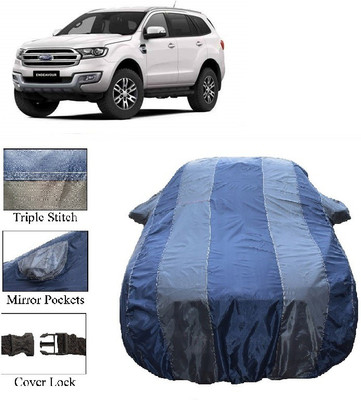 Wegather Car Cover For Ford Endeavour (With Mirror Pockets)(Grey)